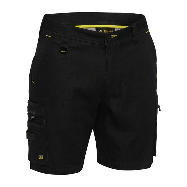 Flx and Move Stretch Denim Zip Cargo Shorts - BSHC1335