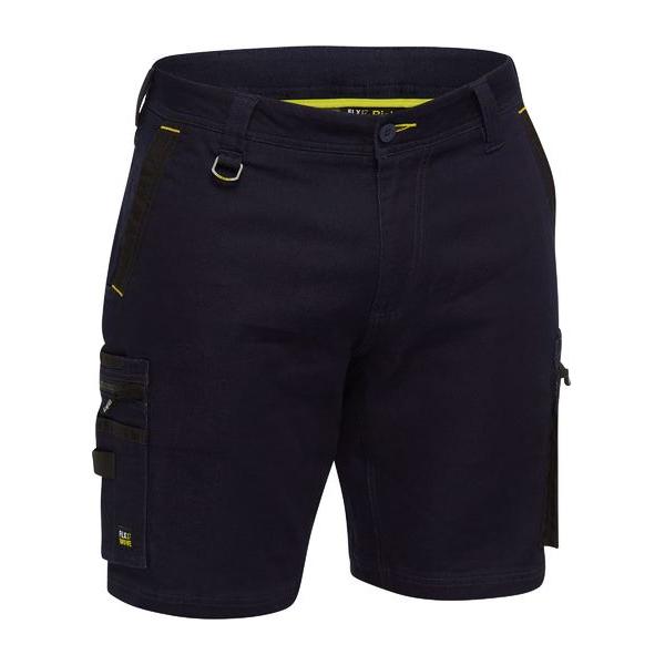 Flx and Move Stretch Denim Zip Cargo Shorts - BSHC1335