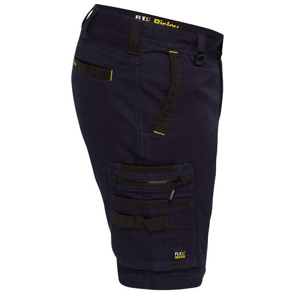 Flx and Move Stretch Denim Zip Cargo Shorts - BSHC1335