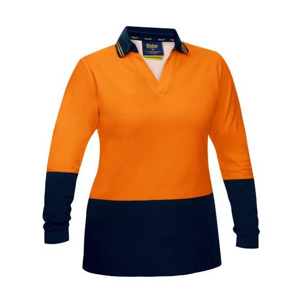 Womens Hi Vis V-Neck Polo - BKL6234