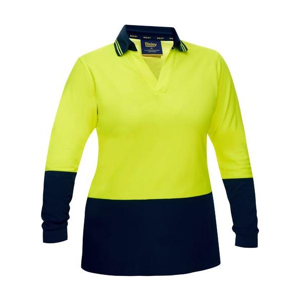 Womens Hi Vis V-Neck Polo - BKL6234