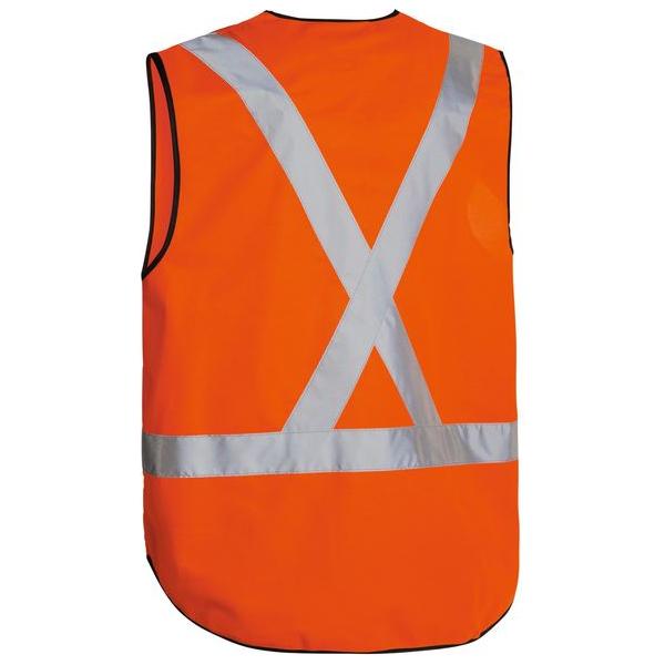 Taped X Back Hi Vis Vest - BT0347