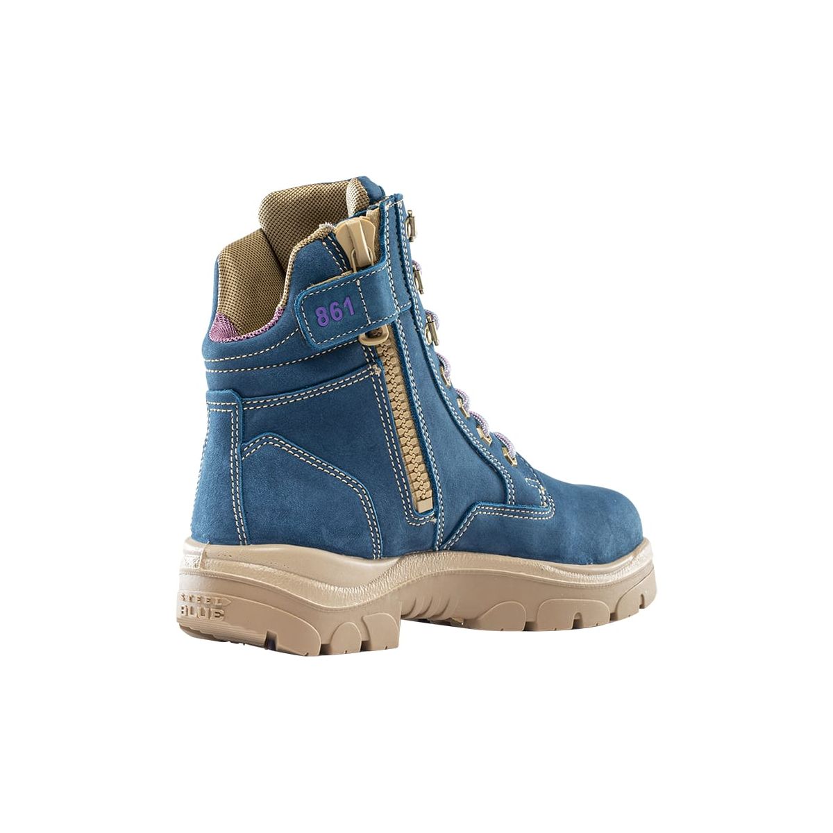 Steel Blue 512761 Southern Cross Ladies L/U Zip Safety Boot