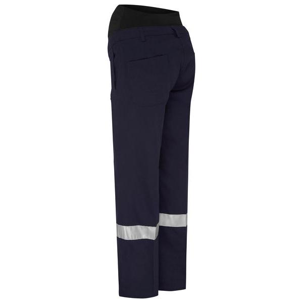 Womens Taped Maternity Drill Work Pants - BPLM6009T