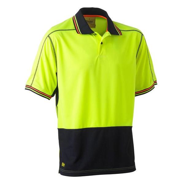 Hi Vis Polyester Mesh Polo - BK1219