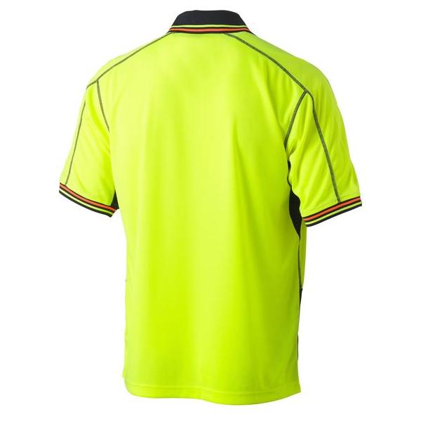 Hi Vis Polyester Mesh Polo - BK1219