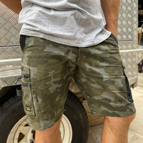 Flx & Move Stretch Canvas Camo Cargo Short - Limited Edition - BSHC1337