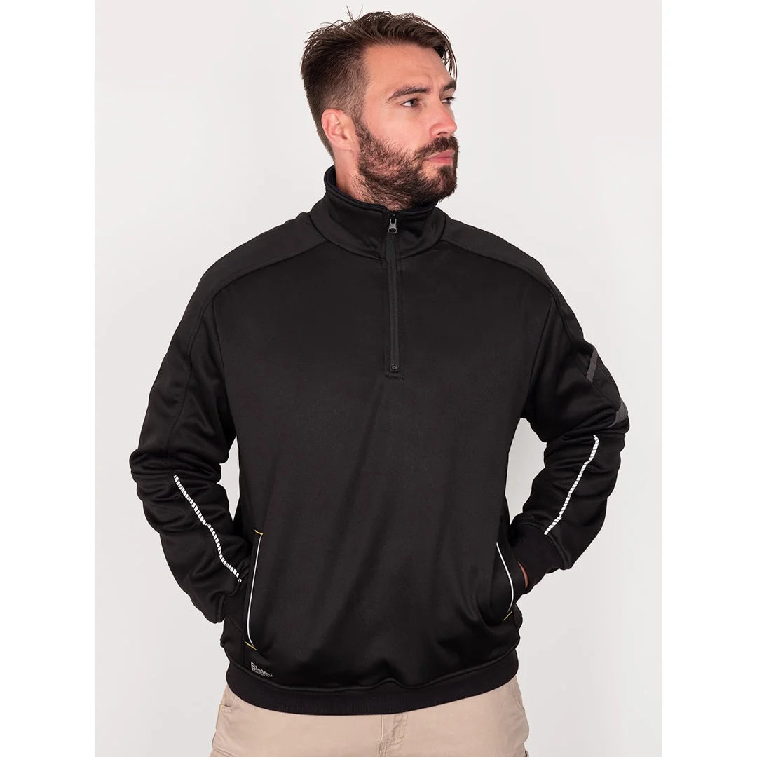 Work Fleece 1/4 Zip Pullover with Sherpa Lining - BK6924