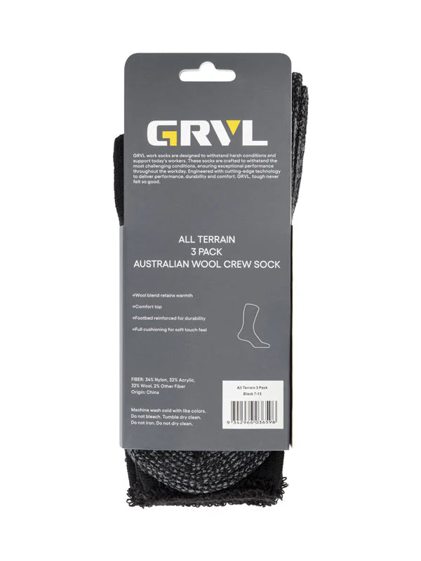 GRVL Socks - All Terrain 3 Pack