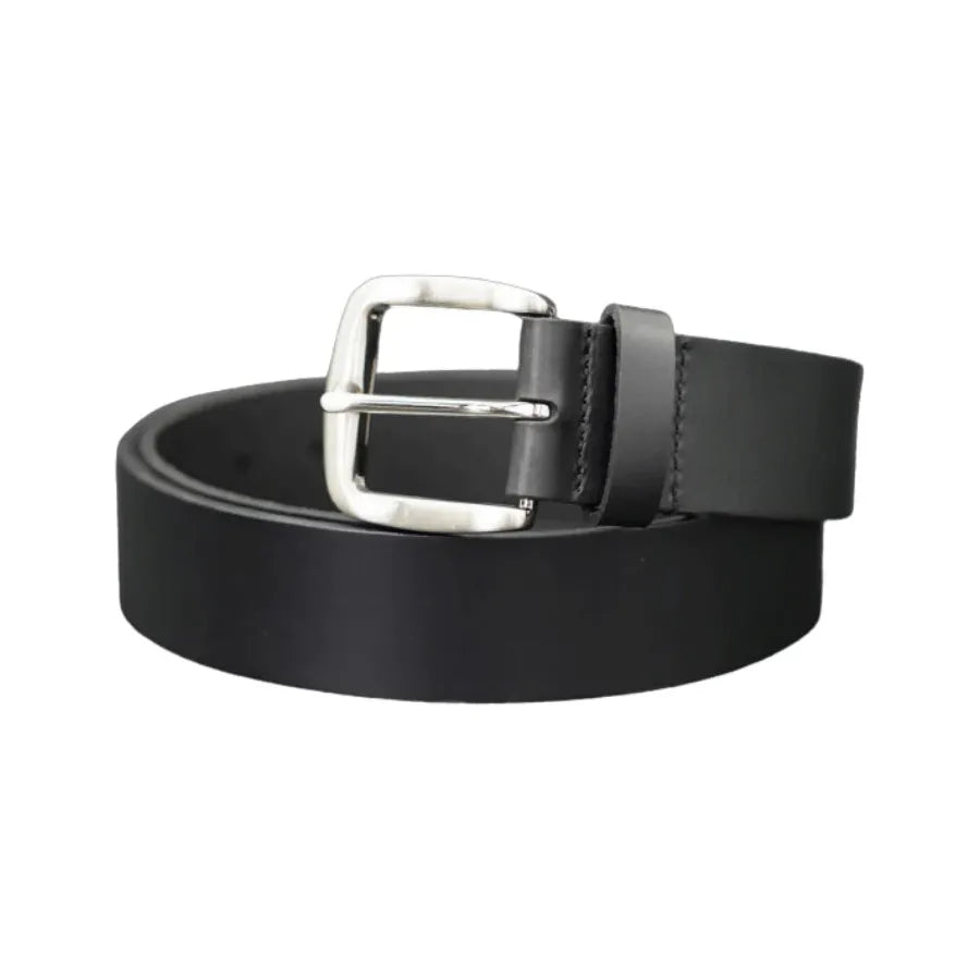 GRVL Belt - MB004BL - Leeton 40mm Leather Belt with Buckle