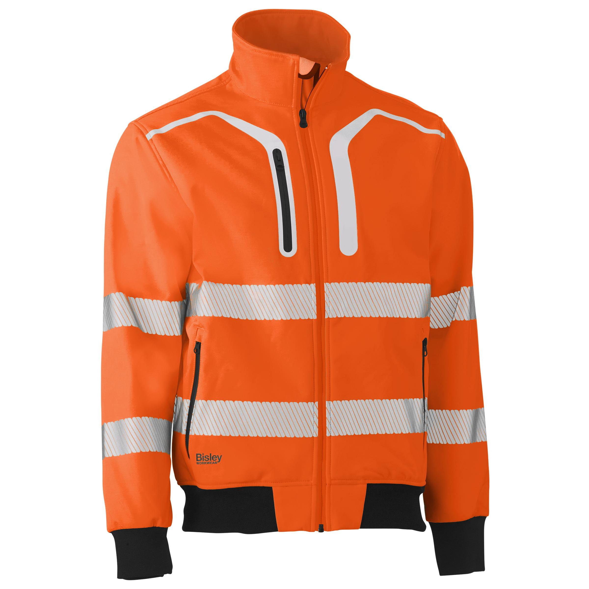 Taped Hi Vis Soft Shell Bomber Jacket - BJ6979T