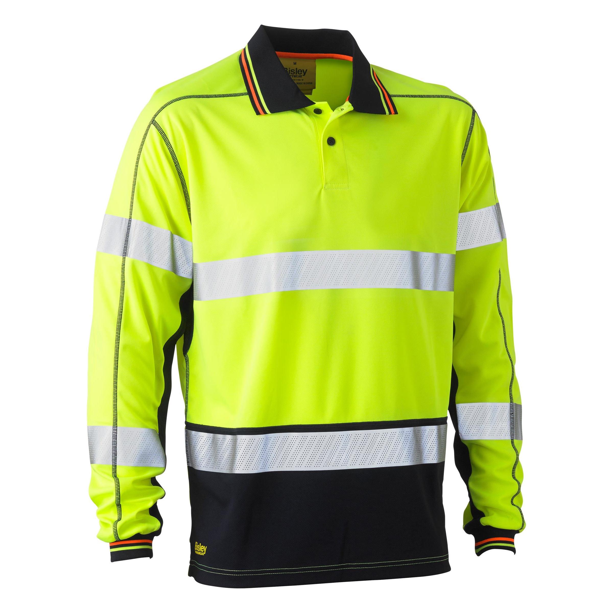 Taped Hi Vis Polyester Mesh Polo - BK6219T