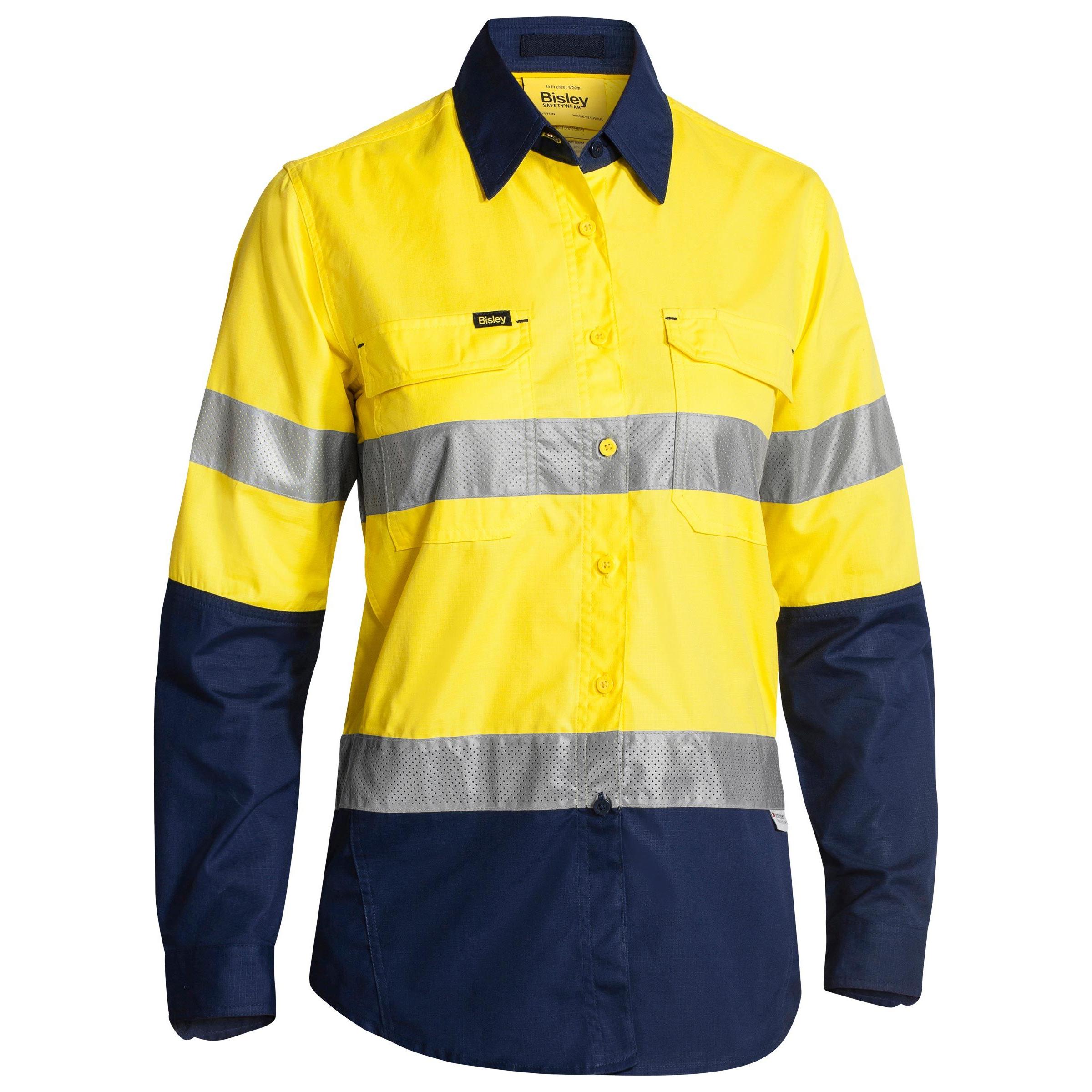 Womens X Airflow Taped Hi Vis Ripstop Shirt - BL6415T