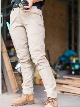 SALE - Womens Mid Rise Stretch Cotton Pants - BPL6015