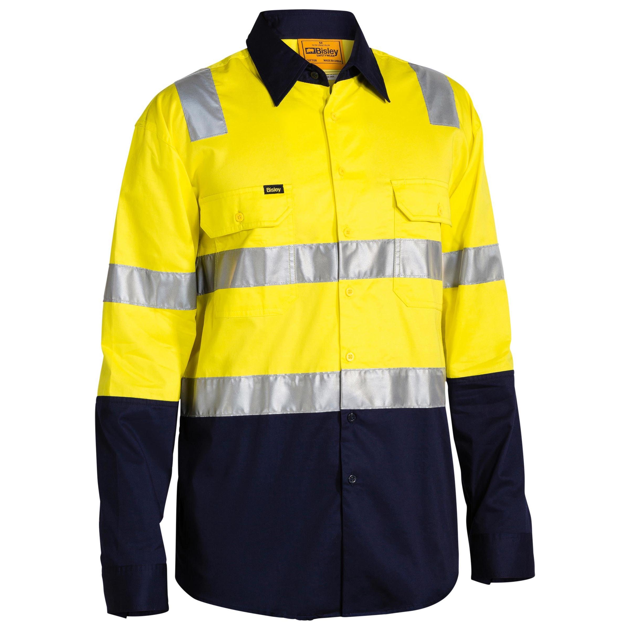 Taped Hi Vis Cool Lightweight Shirt with Shoulder Tape - BS6432T