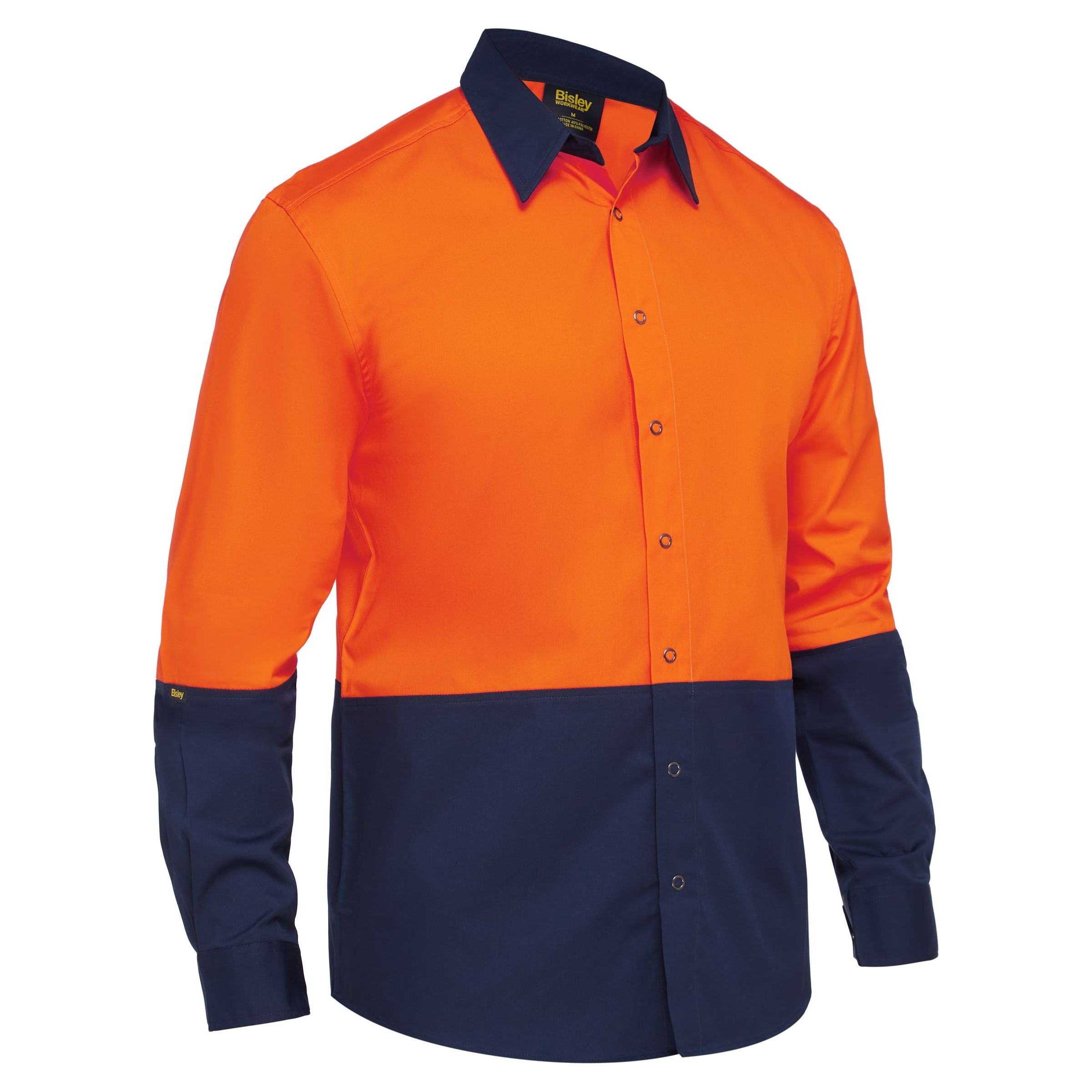 Two Tone Hi Vis Long Sleeve Shirt - BS6442