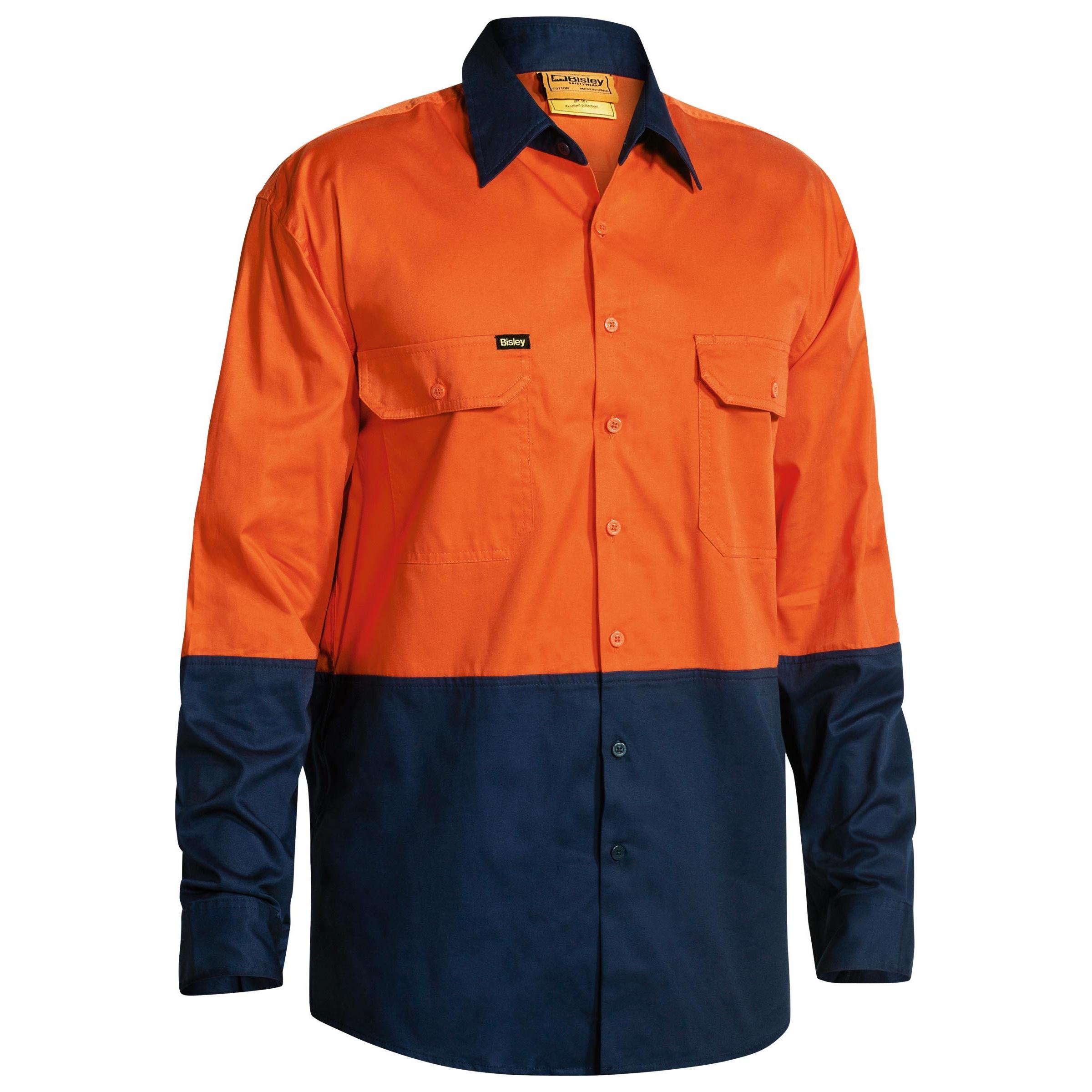 Hi Vis Cool Lightweight Drill Shirt - BS6895