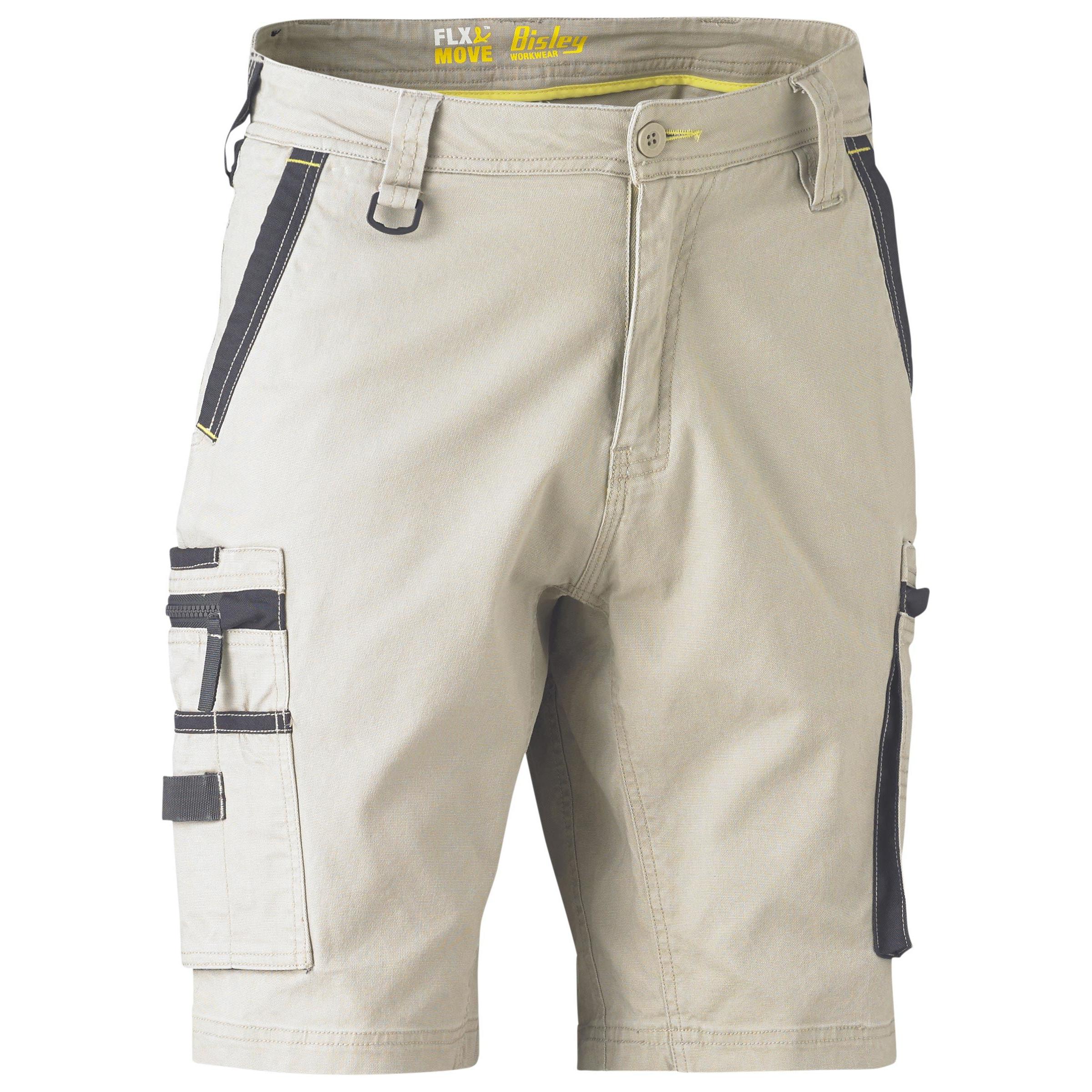 Bisley Flx & Move Stretch Utility Zip Cargo Short - BSHC1330
